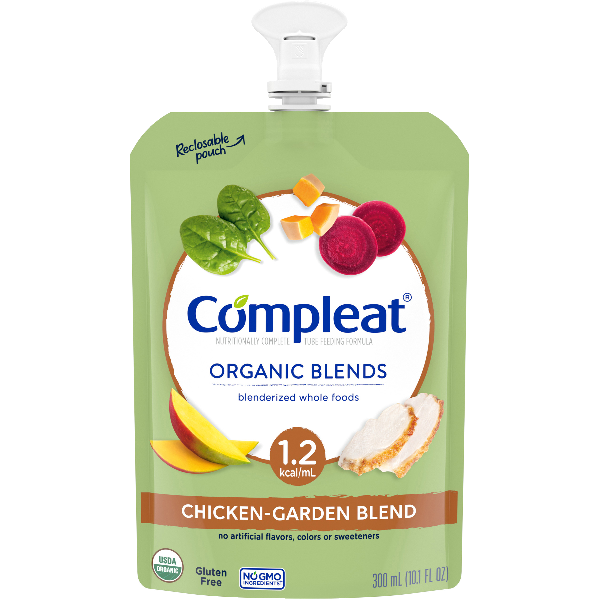 Compleat® Organic Blends Chicken- Garden Blend Reclosable
